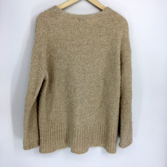 Pure Jill Cream Scoop Neck Wool Sweater - Picture 7 of 8